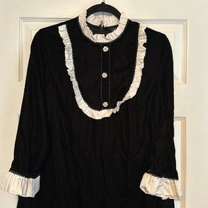 Zara dress with crystal embellished buttons